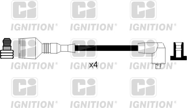 Quinton Hazell XC847 - Ignition Cable Kit autospares.lv