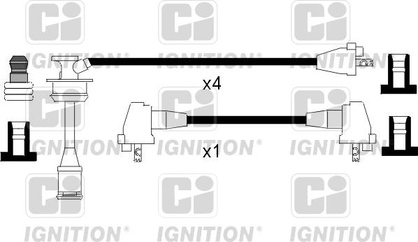 Quinton Hazell XC864 - Ignition Cable Kit autospares.lv