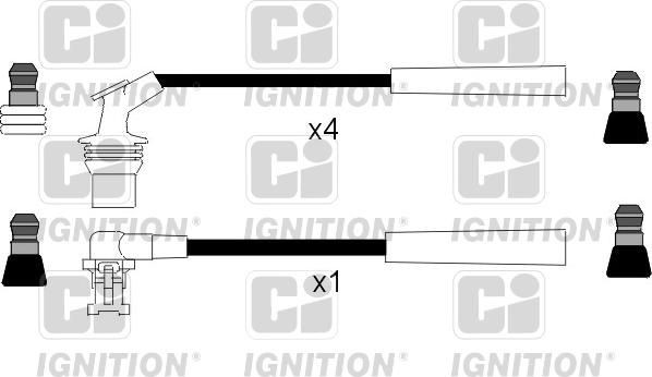 Quinton Hazell XC866 - Ignition Cable Kit autospares.lv