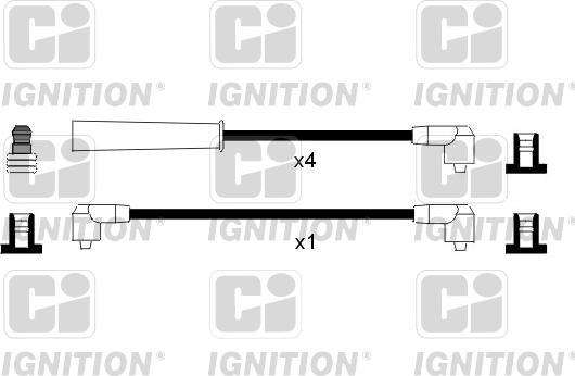 Quinton Hazell XC801 - Ignition Cable Kit autospares.lv