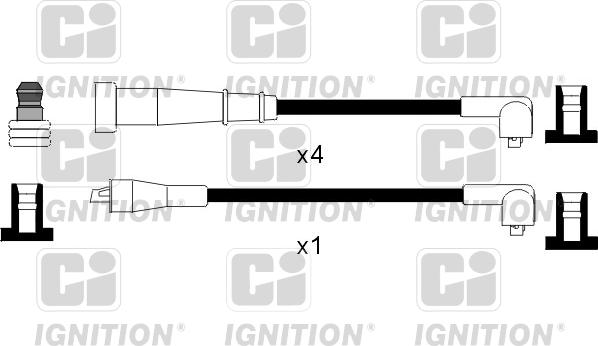 Quinton Hazell XC810 - Ignition Cable Kit autospares.lv