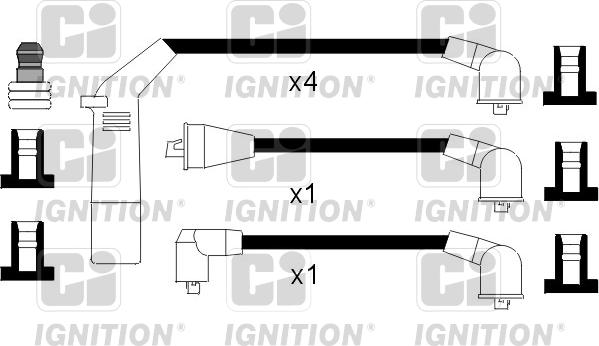 Quinton Hazell XC884 - Ignition Cable Kit autospares.lv