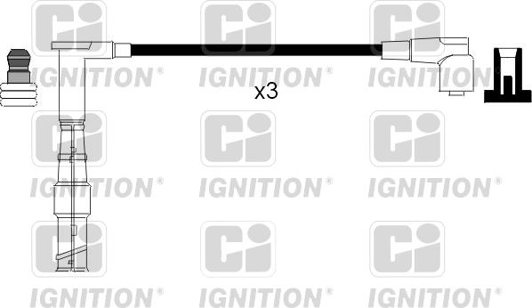 Quinton Hazell XC881 - Ignition Cable Kit autospares.lv