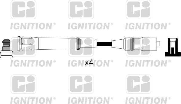 Quinton Hazell XC839 - Ignition Cable Kit autospares.lv