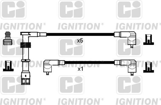 Quinton Hazell XC825 - Ignition Cable Kit autospares.lv