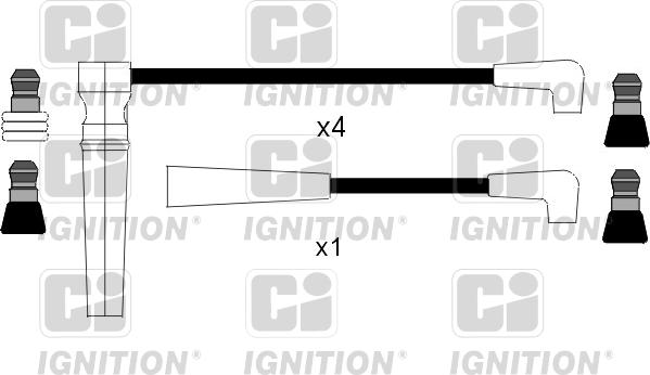 Quinton Hazell XC820 - Ignition Cable Kit autospares.lv