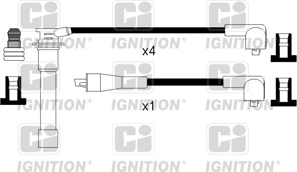 Quinton Hazell XC821 - Ignition Cable Kit autospares.lv