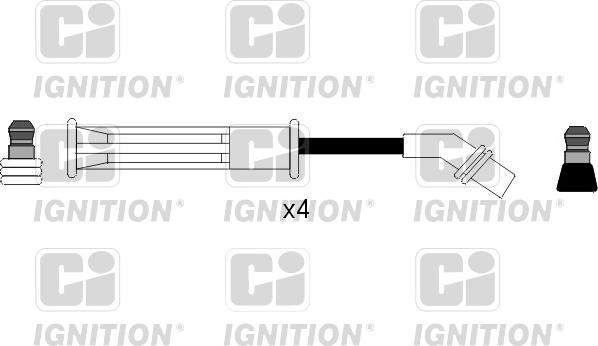 Quinton Hazell XC871 - Ignition Cable Kit autospares.lv