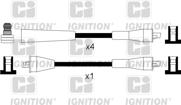 Quinton Hazell XC394 - Ignition Cable Kit autospares.lv