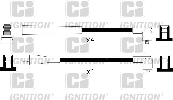 Quinton Hazell XC397 - Ignition Cable Kit autospares.lv