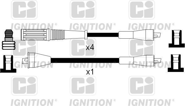 Quinton Hazell XC368 - Ignition Cable Kit autospares.lv