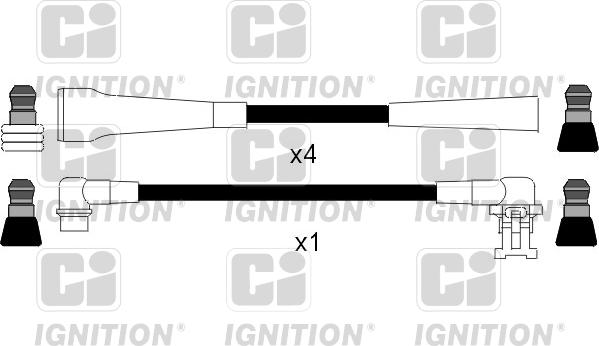 Quinton Hazell XC302 - Ignition Cable Kit autospares.lv
