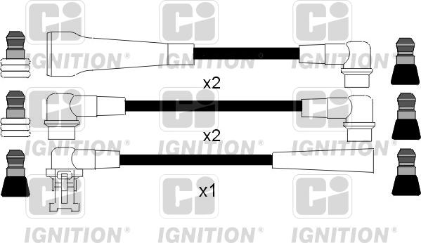 Quinton Hazell XC328 - Ignition Cable Kit autospares.lv