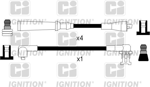 Quinton Hazell XC267 - Ignition Cable Kit autospares.lv