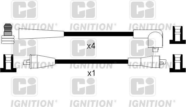 Quinton Hazell XC209 - Ignition Cable Kit autospares.lv