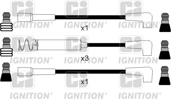 Quinton Hazell XC237 - Ignition Cable Kit autospares.lv