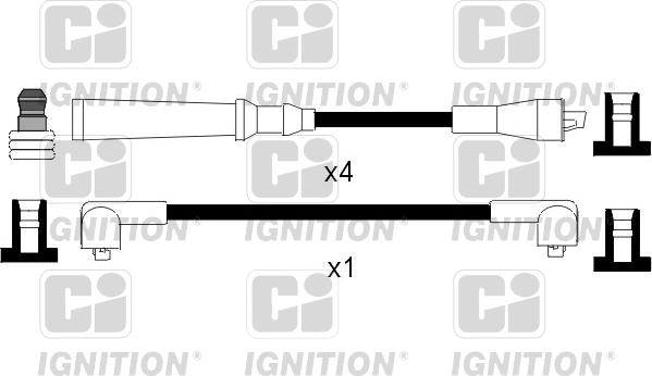 Quinton Hazell XC271 - Ignition Cable Kit autospares.lv