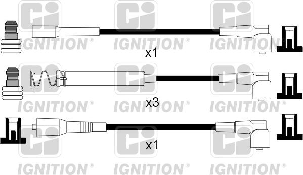 Quinton Hazell XC794 - Ignition Cable Kit autospares.lv