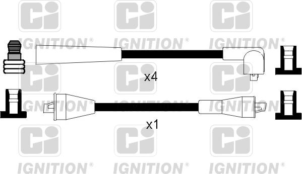 Quinton Hazell XC791 - Ignition Cable Kit autospares.lv