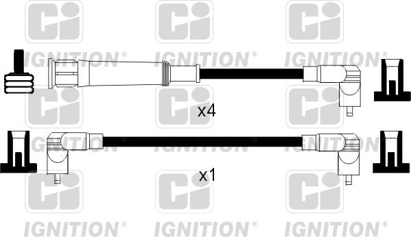 Quinton Hazell XC767 - Ignition Cable Kit autospares.lv