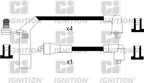Quinton Hazell XC784 - Ignition Cable Kit autospares.lv