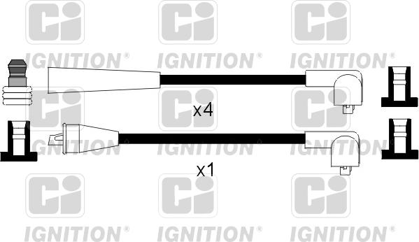 Quinton Hazell XC783 - Ignition Cable Kit autospares.lv
