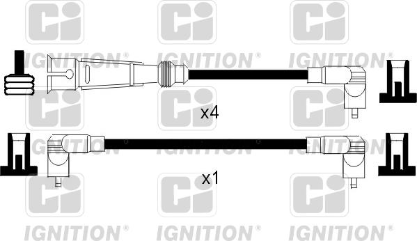 Quinton Hazell XC774 - Ignition Cable Kit autospares.lv