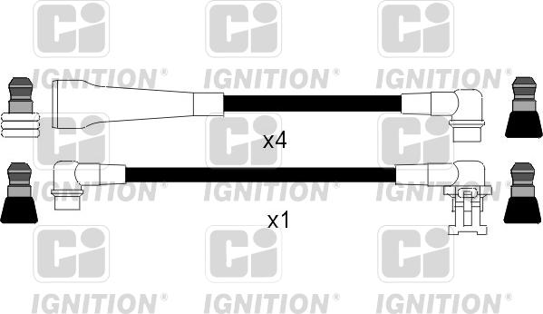 Quinton Hazell XC775 - Ignition Cable Kit autospares.lv