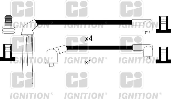 Quinton Hazell XC773 - Ignition Cable Kit autospares.lv