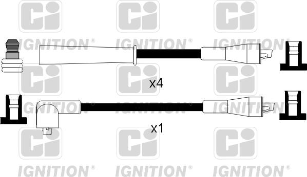 Quinton Hazell XC772 - Ignition Cable Kit autospares.lv