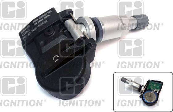 Quinton Hazell XTPS105 - Wheel Sensor, tyre pressure control system autospares.lv