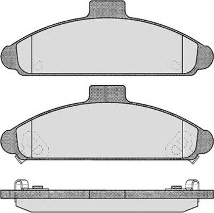 Raicam 458.0 - Brake Pad Set, disc brake autospares.lv