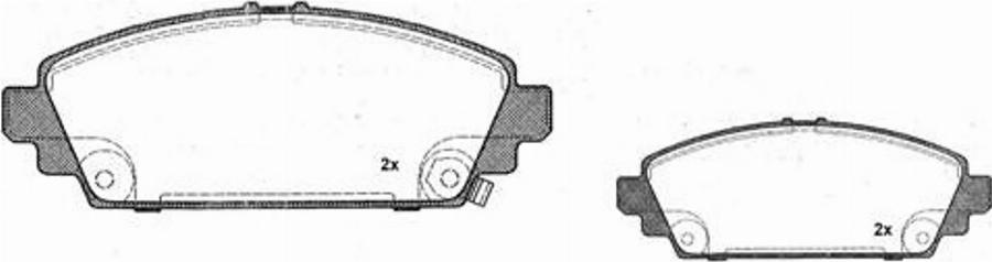 Raicam 4610 - Brake Pad Set, disc brake autospares.lv