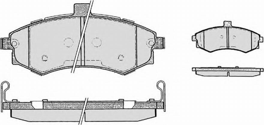 Raicam 503.0 - Brake Pad Set, disc brake autospares.lv