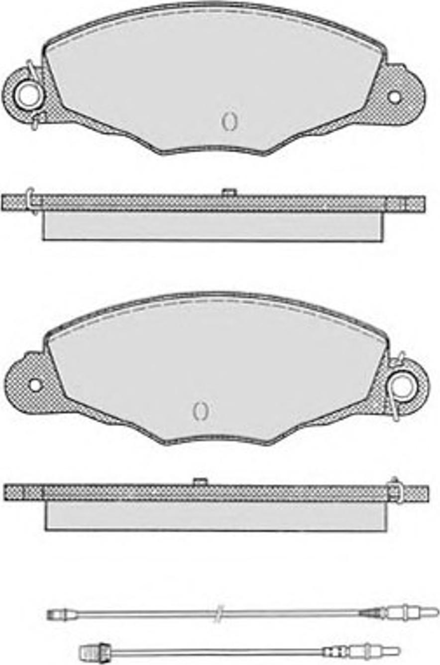 Raicam 6850 - Brake Pad Set, disc brake autospares.lv