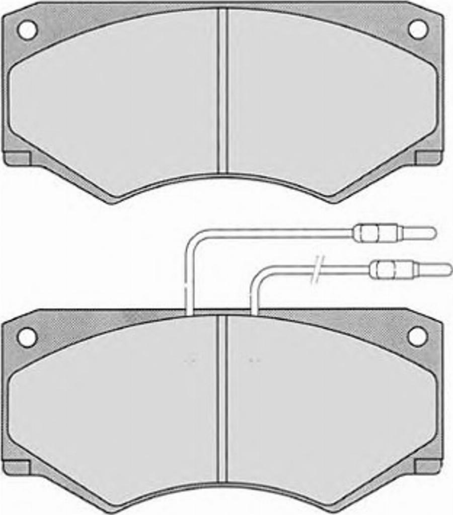 Raicam 198.3 - Brake Pad Set, disc brake autospares.lv