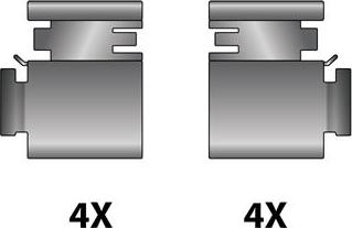 Raicam 12079420 - Accessory Kit for disc brake Pads autospares.lv