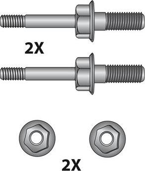 Raicam 12079612 - Accessory Kit for disc brake Pads autospares.lv