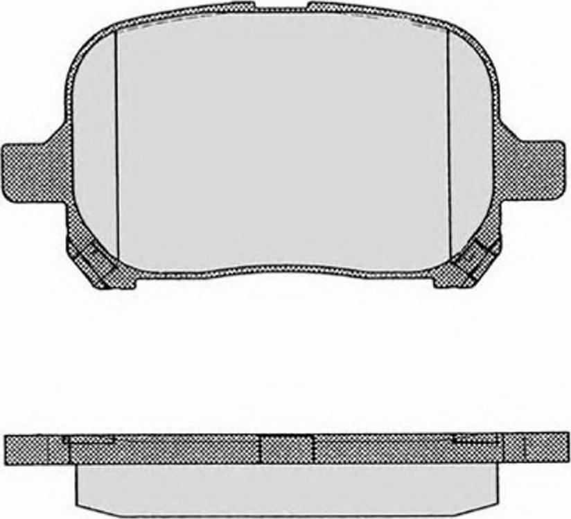 Raicam 8110 - Brake Pad Set, disc brake autospares.lv