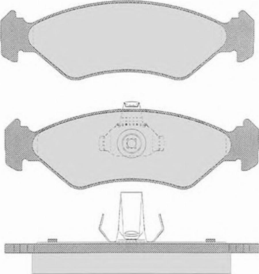 Raicam 384.2 - Brake Pad Set, disc brake autospares.lv