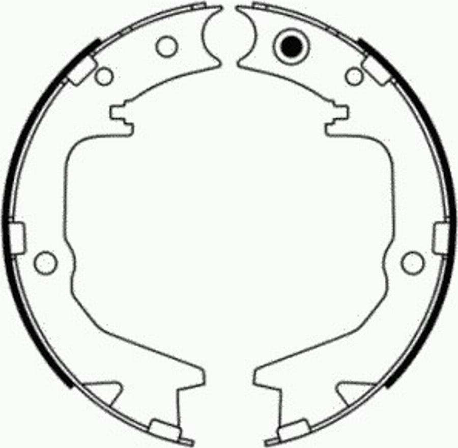 Raicam 2982 - Brake Shoe Set, parking brake autospares.lv