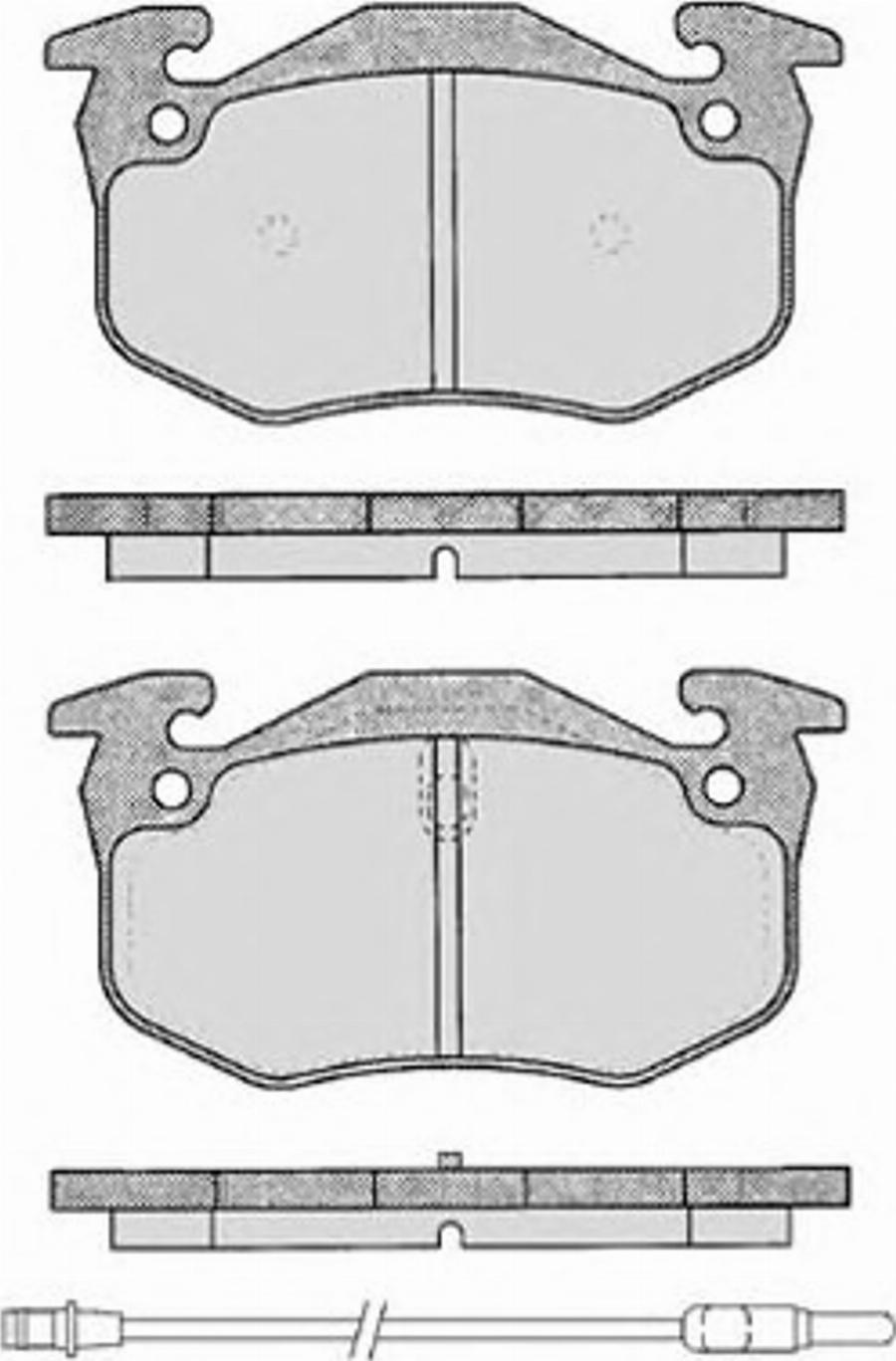 Raicam 257.4 - Brake Pad Set, disc brake autospares.lv