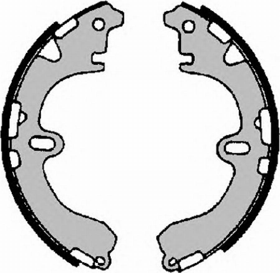 Raicam 2672 - Brake Shoe Set autospares.lv