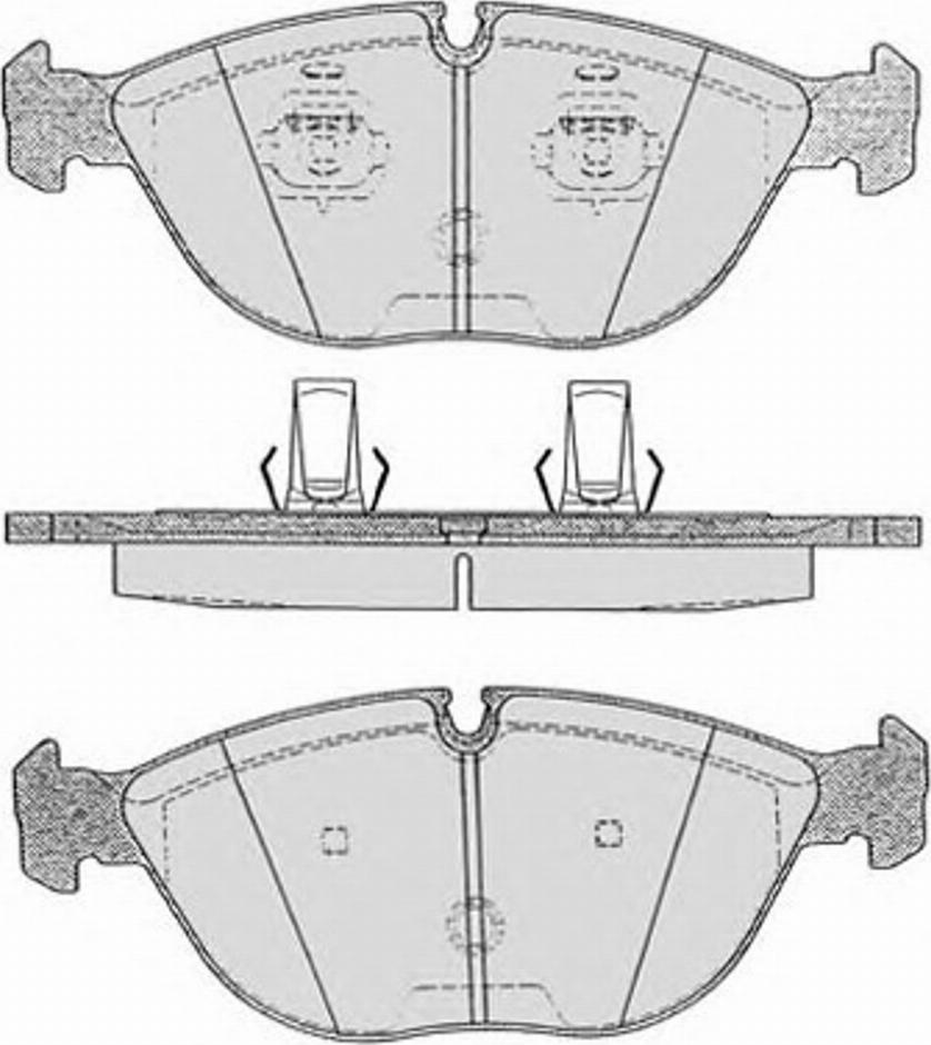 Raicam 754.0 - Brake Pad Set, disc brake autospares.lv