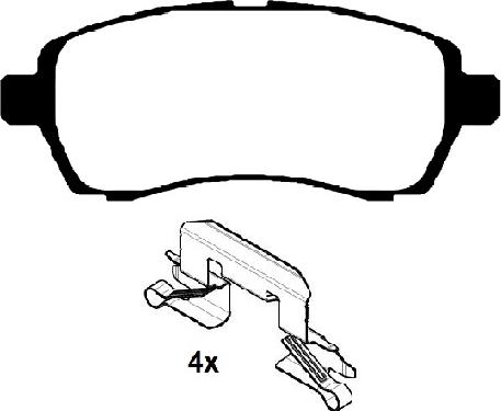 Raicam RA.0940.0K1 - Brake Pad Set, disc brake autospares.lv