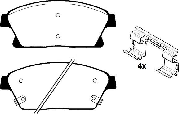 Raicam RA.0968.0K1 - Brake Pad Set, disc brake autospares.lv