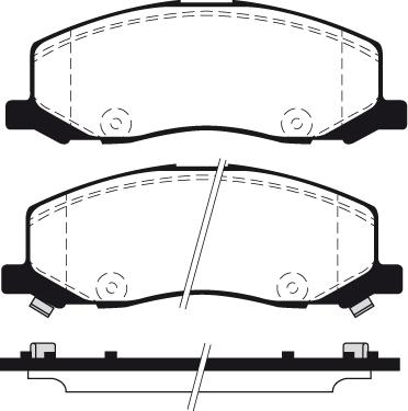 FTE 9002297 - Brake Pad Set, disc brake autospares.lv