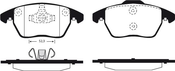 Raicam RA.0919.0 - Brake Pad Set, disc brake autospares.lv