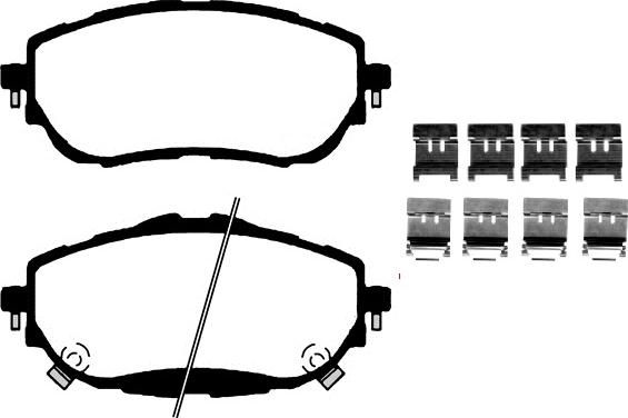 Raicam RA.0986.0K1 - Brake Pad Set, disc brake autospares.lv