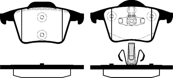 Raicam RA.0937.0 - Brake Pad Set, disc brake autospares.lv